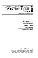Cover of: Stochastic Models in Operations Research by Daniel P. Heyman, Matthew J. Sobel