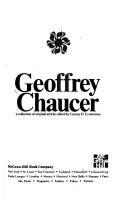 Cover of: Geoffrey Chaucer: a collection of original articles