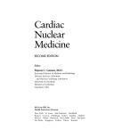 Cardiac Nuclear Medicine by Myron C. Gerson