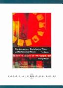 Cover of: Contemporary Sociological Theory and Its by George Ritzer        