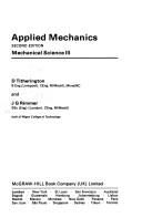 Applied mechanics by D. Titherington, Titherington D., J. G. Rimmer