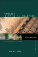 Cover of: Techniques of Financial Analysis by Erich A. Helfert