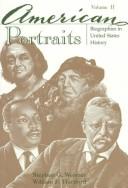 Cover of: American Portraits | William F. Hartford