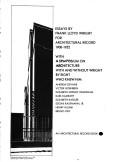 Cover of: In the Cause of Architecture | Frederick Gotheim