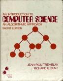 Cover of: An introduction to computer science by Jean-Paul Tremblay