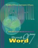 Cover of: McGraw-Hill Microsoft Word 97 by Timothy J. O'Leary