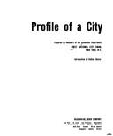 Cover of: Profile of a City by First National City Bank