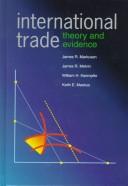 Cover of: International Trade by J.R.; etc. Markusen