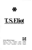 Cover of: T.S. Eliot by Linda Welshimer Wagner