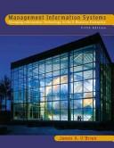 Cover of: Management Information Systems