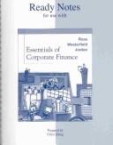 Cover of: Ready Notes to accompany Essentials of Corporate Finance
