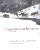 Cover of: Organizational behavior by Robert Kreitner