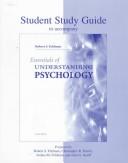Cover of: Student Study Guide for use with Essentials of Understanding Psychology 4/e by FELDMAN