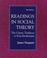 Cover of: Readings in Social Theory