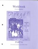 Cover of: Workbook (Part A) to accompany Prego! An Invitation to Italian