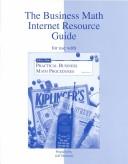 Cover of Business Math Internet Resource Guide
