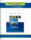 Cover of: MBA Companion to accompany Financial Accounting, 5/e by Robert Libby, Patricia Libby, Daniel G. Short