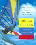 Cover of: Critical Thinking: A Student's Introduction