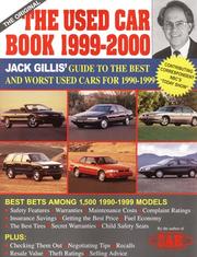 Cover of: The Used Car Book, 1999-2000: The Definitive Guide to Buying a Safe, Reliable, and Economical Used Car (Used Car Book)
