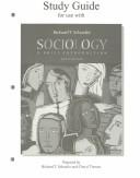 Cover of: Student Study Guide for use with Sociology by Richard T. Schaefer, Richard Schaefer