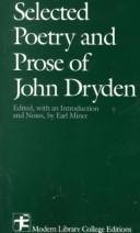 Cover of: Selected Writings of Dryden by John Dryden