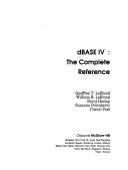 Cover of: dBase IV by Geoffrey T. LeBlond ... [et al.].