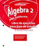 Cover of: Algebra 2, Spanish Study Guide and Intervention Workbook