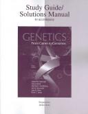 Cover of: Study guide/solutions manual to accompany Genetics by Debra Nero, Debra Nero