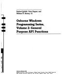 Cover of: General Purpose Api Functions (Osborne Windows Programming) | Herbert Schildt