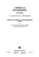 Cover of: Chemical Engineering (Chemical Engineering Monograph) by J. M. Coulson