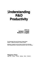 Cover of: Understanding R&D productivity