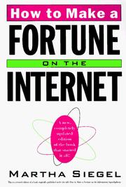 Cover of: How to make a fortune on the Internet