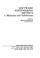 Cover of: Software Engineering Metrics
