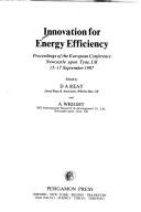 Cover of: Innovation for energy efficiency by edited by D.A. Reay and A. Wright.