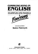 Communicating in English by Walter Matreyek, MATREYEK COMMUNICATING IN EN, GLISH