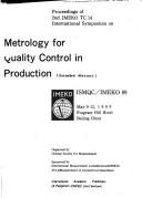Cover of: Metrology for Quality Control in Production by Zhaoqian Meng
