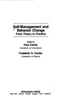 Cover of: Self-management and Behaviour Change (Pergamon general psychology series)