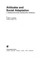 Cover of: Attitudes and Social Adaptation by Lynn R. Kahle