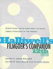 Filmgoer's companion by Halliwell, Leslie.
