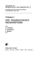 Cover of: Cns Pharmacology, Neuropeptides: Proceedings of the 8th International Congress of Pharmacology, Tokyo, 1981 (Advances in the Biosciences)
