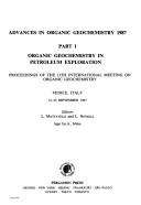Cover of: Advances in Organic Geochemistry 1987 by L. Mattavelli