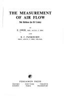 Cover of: Measurement of Air Flow by Ernest Owen