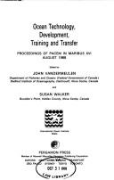 Cover of: Ocean Technology, Development, Training, and Transfer | John Vandermeulen
