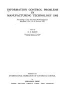 Cover of: Information Control Problems in Manufacturing Technology 1982 by D. E. Hardt