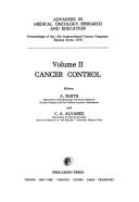 Cover of: Cancer control