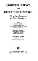 Cover of: Computer Science and Operations Research by Osman Balci, Ramesh Sharda, Stavros Andrea Zenios, Osman Balci, Ramesh Sharda