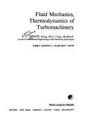 Cover of: Fluid Mechanics and Thermodynamics of Turbomachinery by S. L. Dixon, S. L. Dixon