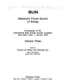 Sun, mankind's future source of energy by International Solar Energy Society.
