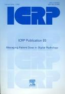 Cover of: ICRP Publication 93:  Managing Patient Dose in Digital Radiology (International Commission on Radiological Protection)