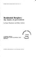 Cover of: Residential Burglary (Research Studies)